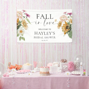 Mews Sunflower Fall Brautparty Willkommen Banner