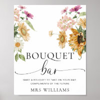 Mews Sunflower Fall Floral Bouquet Blume Bar