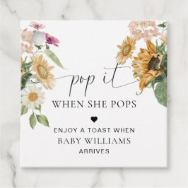 Mews Sunflower Herbst Herbstdusche Pop Es Geschenkanhänger