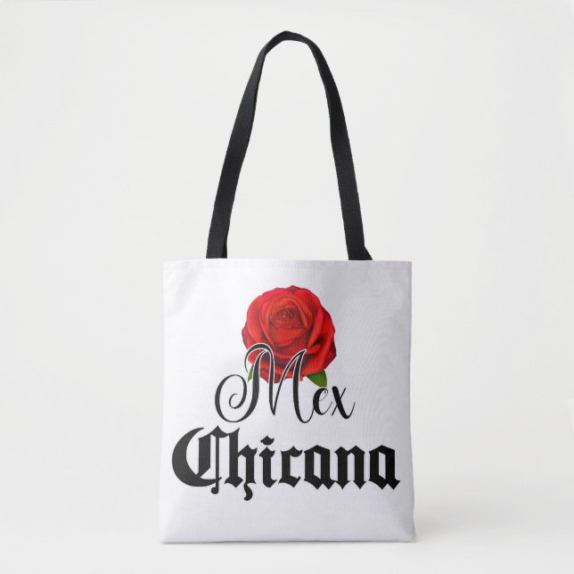 Mex Chicana Chicana Einkaufstasche (Vorderseite)