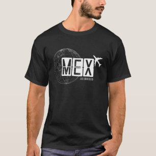 MEX Mexico City Airport Code Reise T-Shirt