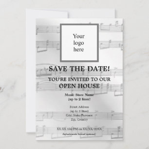 Mex. Silver Local Music Store I Logo Open House Save The Date