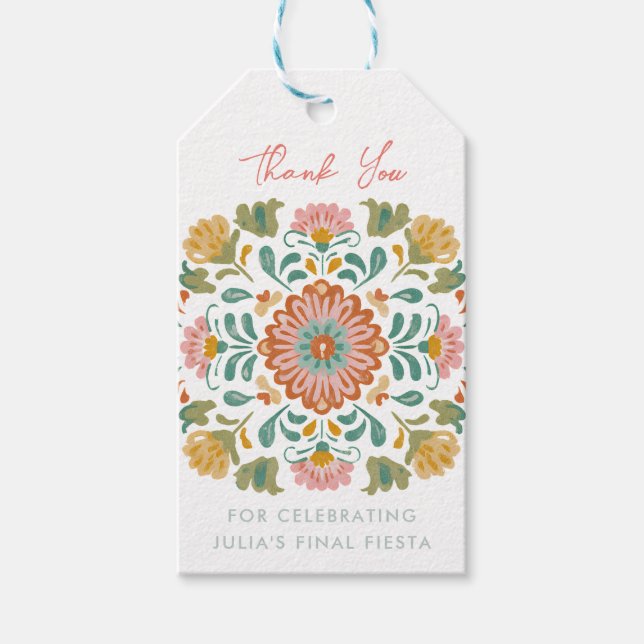 Mexical Talavera Final Fiesta Talavera Geschenkanhänger (Vorderseite)