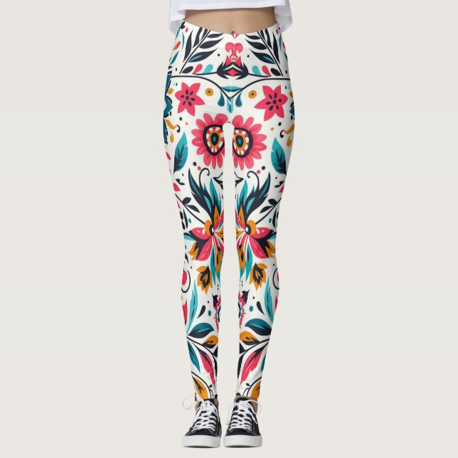 Mexican Art Hub Leggings (Vorderseite)