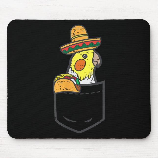 Mexican Atiel Bird Pocket Fiesta Cinco De Mayo Kid Mousepad (Vorne)