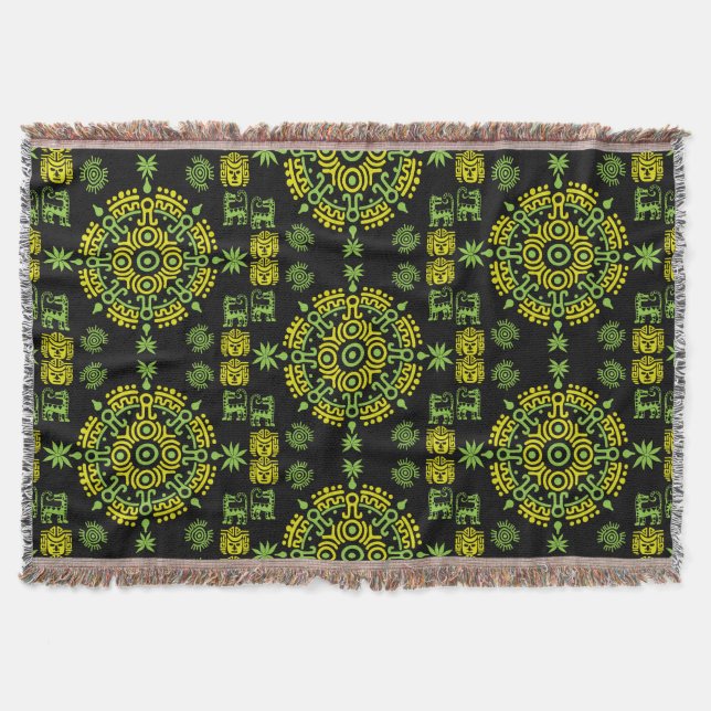 Mexican Aztec Art Wohngestaltung Decke (Vorderseite)