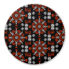 Mexican Aztec Art Wohngestaltung Keramikknauf