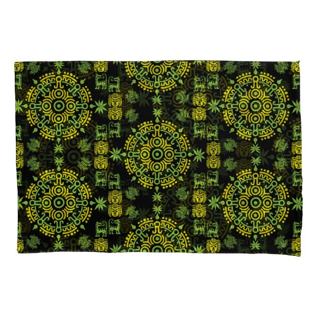 Mexican Aztec Art Wohngestaltung Kissenbezug (Vorderseite-Links)