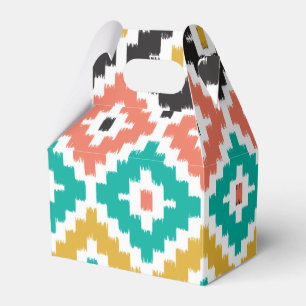 Mexican Aztec Tribal Print Ikat Diamond Muster Geschenkschachtel