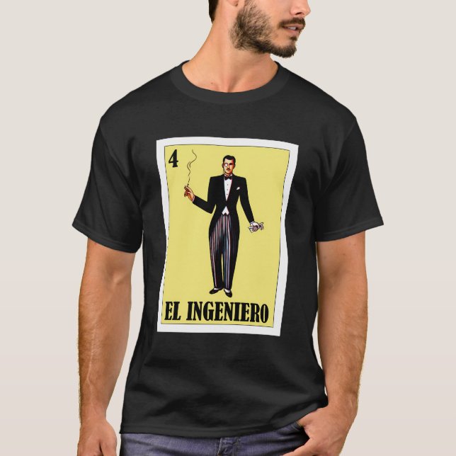 Mexican Bingo Regalo Para Ingeniero - El Catrin Pa T-Shirt (Vorderseite)
