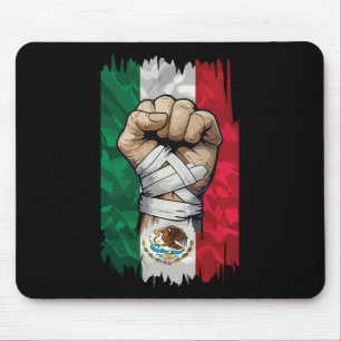 Mexican Boxing Fist Strength Heritage Mousepad