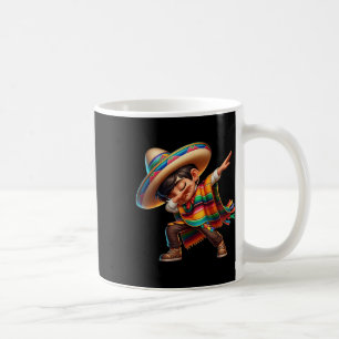 Mexican Boy Dabbing Poncho Cinco De Mayo Kaffeetasse