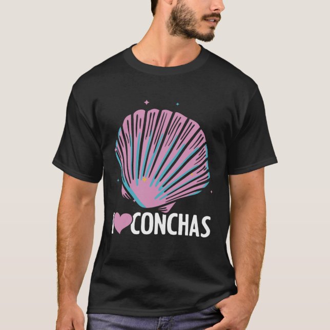 Mexican Bread Conchas Pan De Dulce Pastry Chef Bre T-Shirt (Vorderseite)
