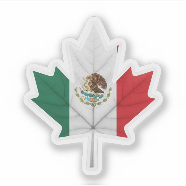 Mexican-Canadian Aufkleber (Vorderseite)