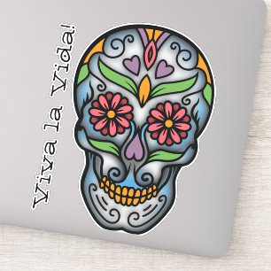 Mexican Cavalera Sugar Skull Aufkleber