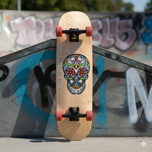 Mexican Cavalera Sugar Skull Aufkleber (Von Creator hochgeladen)