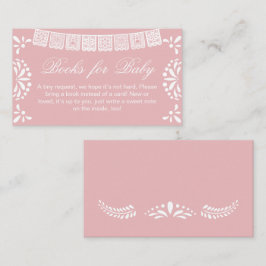 Mexican Cielito Lindo Baby Shower Books for Baby Begleitkarte