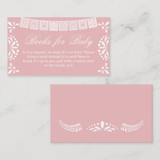Mexican Cielito Lindo Baby Shower Books for Baby Begleitkarte