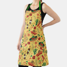 Mexican Cinco De Mayo Pattern  Apron