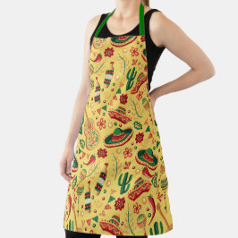 Mexican Cinco De Mayo Pattern  Apron Schürze