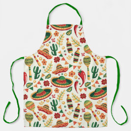 Mexican Cinco De Mayo Pattern  Schürze