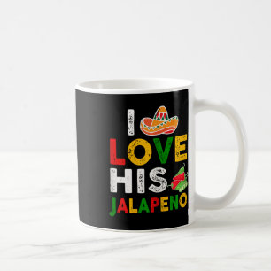 Mexican Couple Cinco De Mayo Frau I Liebe Seine Ja Kaffeetasse