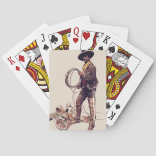 "Mexican Cowboy" von W Herbert Dunton Spielkarten