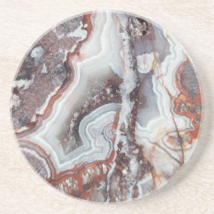 Mexican Crazy Lace Agate Sandstone Untersetzer