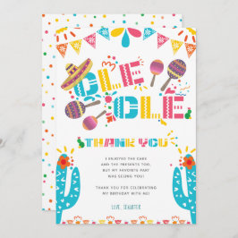 Mexican Danke Party Cactus Card Einladung