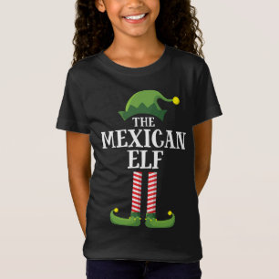 Mexican Elf Matching Family Group Christmas Party T-Shirt