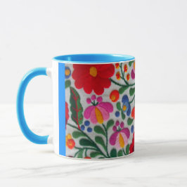 Mexican Embroidery Coffee Tasse Tee Cup