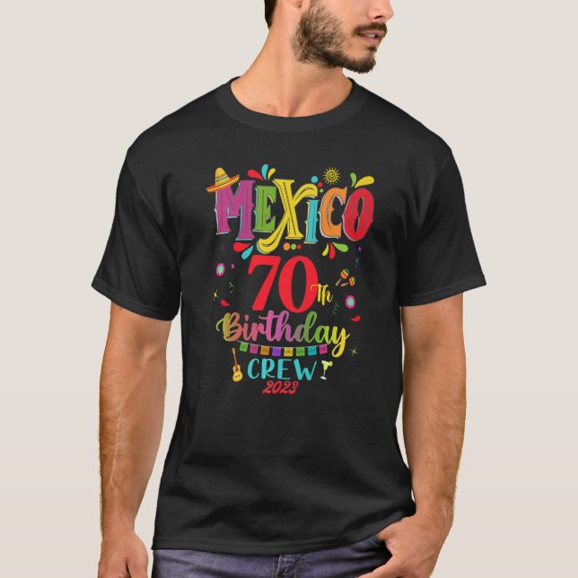 Mexican Fiesta 50 th Bday Matching Group 8 T-Shirt (Vorderseite)