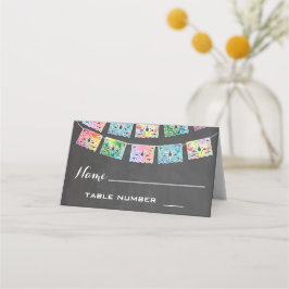 Mexican Fiesta Aquarell Cactus table cards Platzkarte