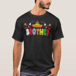 Mexican Fiesta Birthday Party Theme Brother Matchi T-Shirt<br><div class="desc">Mexikanische Fiesta Geburtstagsparty Thema Brother Matching Family</div>