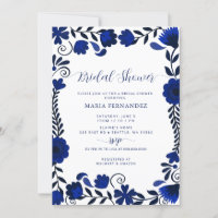 Mexican Fiesta Blue Talavera Brautparty