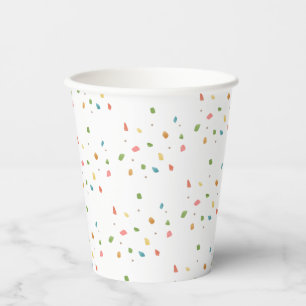 Mexican Fiesta Colorful Confetti Babydusche Pappbecher