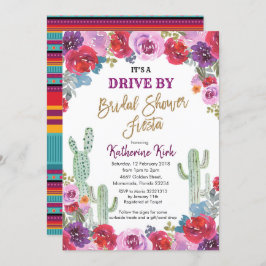 Mexican Fiesta Drive by Bridal Dusche Einladung