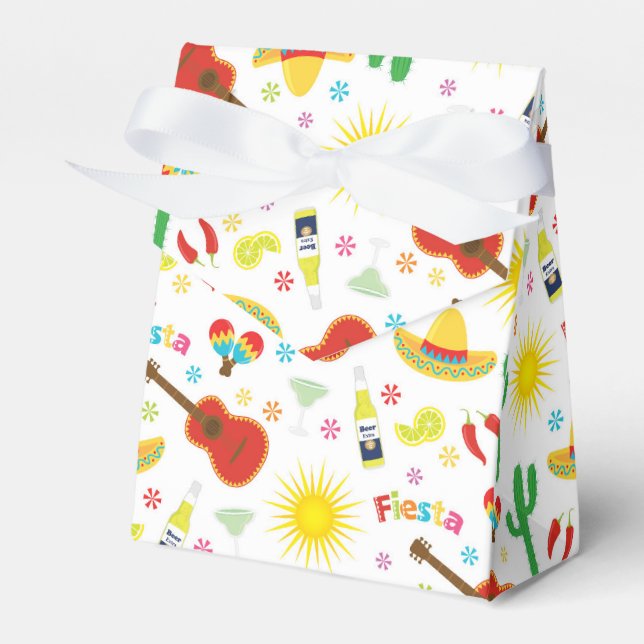Mexican Fiesta Favor Box Geschenkschachtel (Vorderseite)