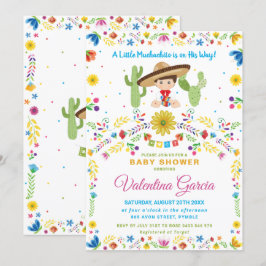 Mexican Fiesta Little Muchacho Boy Babydusche in Einladung