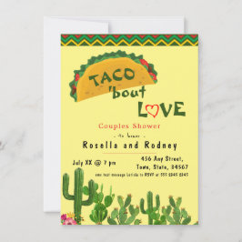 Mexican Fiesta 💃 Paare Dusche Taco Bout Liebe Einladung