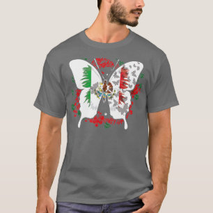 Mexican Flag Butterfly T-Shirt