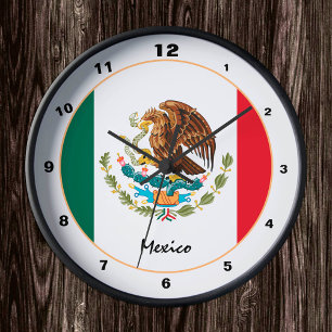 Mexican Flag & Mexico trendige Mode /Design Uhr