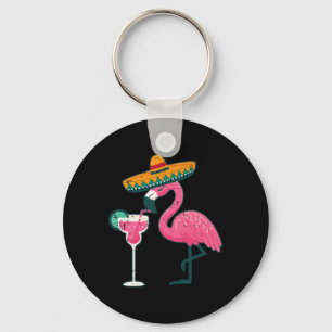 Mexican Flamingo Sombrero Cinco De Mayo Fiesta Wom Schlüsselanhänger