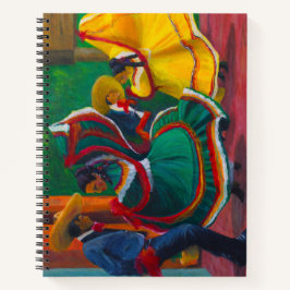 Mexican Folk Dancer Spiral Notebook Notizbuch