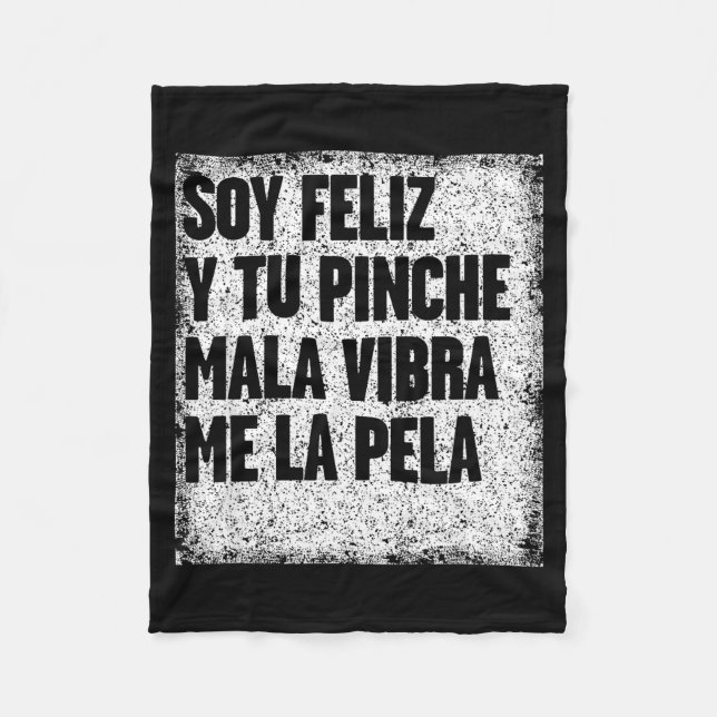 Mexican Funny Camisas Con Mensajes Motivacionales  Fleecedecke (Vorderseite)