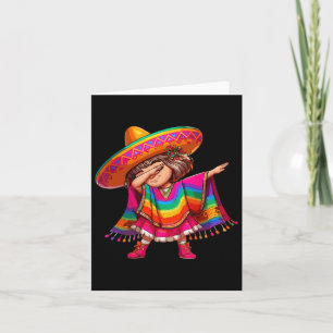 Mexican Girl Cinco De Mayo Sombrero Latina Karte