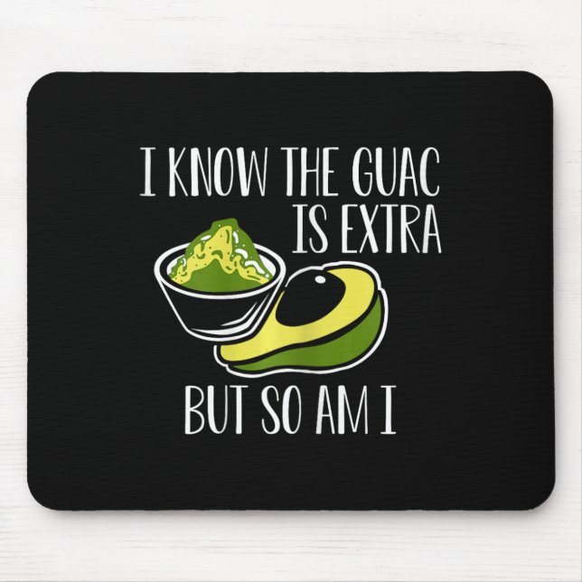 Mexican Guacamole Avocado Cinco De Mayo Mousepad (Vorne)