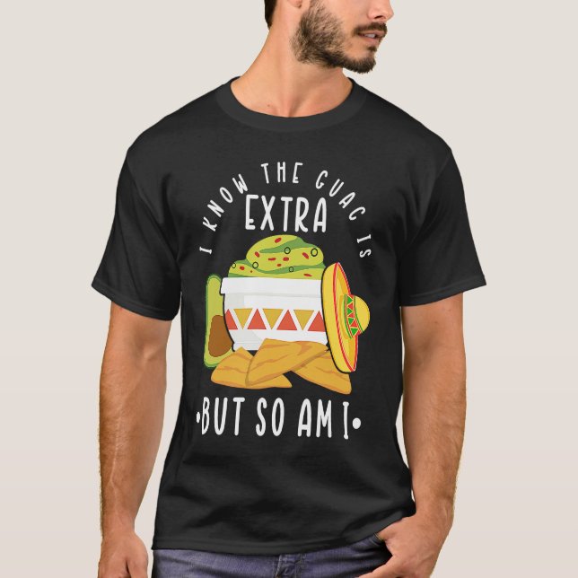Mexican Guacamole Avocado Cinco De Mayo T-Shirt (Vorderseite)