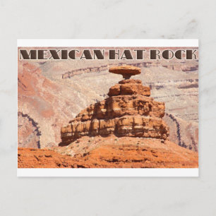 Mexican Hat Rock Postkarte