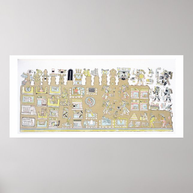 Mexican Hieroglyphics, from 'Vues des Cordillieres Poster (Vorne)